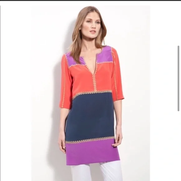 BCBGMaxAzria silk dress Aidas - Picture 4 of 10